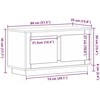 TV staliukas Televizoriaus spintelė 80 x 35 x 45 cm Sena mediena