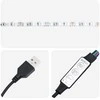 TV staliukas TV spintelė su LED apšvietimu, betono pilka, 100X35,5x25 cm