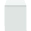 TV staliukas TV spintelė su LED 140 x 34 x 40 cm Baltas Dirbtinė mediena
