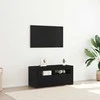 TV staliukas Televizoriaus spintelė Juodas ąžuolas 90 x 35 x 40 cm