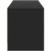 TV staliukas TV spintelė su LED 165 x 34 x 40 cm Juodas Dirbtinė mediena