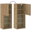 TV staliukas TV spintelių komplektas 40,5 x 30 x 102 cm Amatininkų ąžuolas