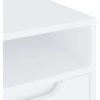 TV staliukas TV spintelė VISNES, balta, 100x40x38 cm, inžinerinė mediena