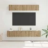 TV staliukas TV spintelių komplektas 5 pcs Amatininkų ąžuolas