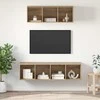 TV staliukas TV spintelių komplektas 2 pcs Amatininkų ąžuolas
