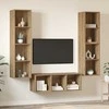 TV staliukas TV spintelių komplektas 3 pcs Amatininkų ąžuolas