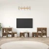 TV staliukas TV spintelės komplektas 8 pcs Amatininkų ąžuolas