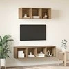 TV staliukas TV spintelių komplektas 2 pcs Amatininkų ąžuolas