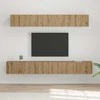 TV staliukas TV spintelių komplektas 5 pcs Amatininkų ąžuolas