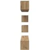 TV staliukas TV spintelių komplektas 6 pcs Amatininkų ąžuolas