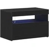 TV staliukas Televizoriaus spintelė 2 pcs Juodas ąžuolas 60 x 35 x 40 cm