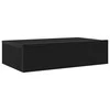 TV staliukas TV spintelės su LED lemputėmis, 2 vnt., juodo ąžuolo spalvos, 60x35x15,5 cm