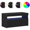 TV staliukas Televizoriaus spintelė 2 pcs Juodas ąžuolas 75 x 35 x 40 cm