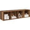 TV staliukas TV spintelių komplektas 2 pcs Senovinis medis 37 x 35 x 72 cm
