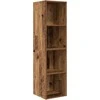 TV staliukas TV spintelių komplektas 2 pcs Ruda 37 x 37 x 142,5 cm