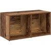 TV staliukas TV spintelių komplektas 2 pcs Senovinis medis 72 x 35 x 36,5 cm