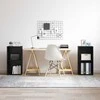 TV staliukas TV spintelių komplektas 2 pcs Juodas ąžuolas 37 x 35 x 72 cm