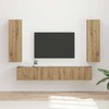 TV staliukas TV spintelių komplektas 3 pcs Amatininkų ąžuolas