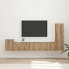 TV staliukas TV spintelių komplektas 3 pcs Amatininkų ąžuolas