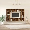 TV staliukas TV spintelių komplektas 4 pcs Ruda 37 x 37 x 142,5 cm