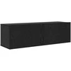 TV staliukas TV spintelių komplektas 8 pcs 100 x 30 x 30 cm Juodojo ąžuolo