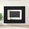 TV staliukas TV spintelių komplektas 8 pcs Juodas ąžuolas Apdirbta mediena