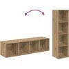 TV staliukas TV spintelių komplektas 2 pcs Amatininkų ąžuolas