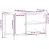 TV staliukas Televizoriaus spintelė 80 x 40 x 50 cm juoda ąžuolo