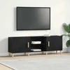 TV staliukas Televizoriaus spintelė Juodas ąžuolas 150 x 30 x 50 cm