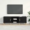 TV staliukas Televizoriaus spintelė Juodas ąžuolas 150 x 30 x 50 cm