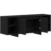 TV staliukas Televizoriaus spintelė 130 x 35 x 50 cm Juodojo ąžuolo