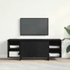 TV staliukas Televizoriaus spintelė 130 x 35 x 50 cm Juodojo ąžuolo