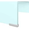 TV stovas/monitoriaus pakyla, žalias, 40x25x11cm, stiklas