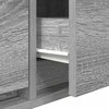 TV staliukas Televizoriaus spintelė 100 x 31 x 25,5 cm Pilka sonoma ąžuolo