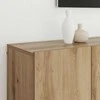 TV staliukas TV vienetai 6 pcs artisano ąžuolo Apdirbta mediena