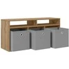 TV staliukas Žemas stalas su stalčių Amatininkų ąžuolas 102 x 32 x 48,5 cm