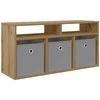 TV staliukas Žemas stalas su stalčių Amatininkų ąžuolas 87 x 27,5 x 43 cm