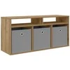 TV staliukas Žemas stalas su stalčių Amatininkų ąžuolas 102 x 32 x 48,5 cm