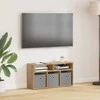 TV staliukas Žemas stalas su stalčių Amatininkų ąžuolas 72 x 22,5 x 38 cm