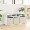 TV staliukas Žemas stalas su stalčių Balta 102 x 32 x 48,5 cm