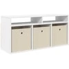 TV staliukas Žemas stalas su stalčių Balta 102 x 32 x 48,5 cm