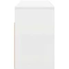 TV staliukas Žemas stalas su stalčių Balta 87 x 27,5 x 43 cm