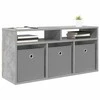 TV staliukas Žemas stalas su stalčių Betono pilka 87 x 27,5 x 43 cm
