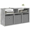 TV staliukas Žemas stalas su stalčių Betono pilka 72 x 22,5 x 38 cm