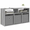TV staliukas Žemas stalas su stalčių Pilkas Sonoma 72 x 22,5 x 38 cm