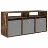 TV staliukas Žemas stalas su stalčių Rūkyta ąžuolas 102 x 32 x 48,5 cm