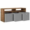 TV staliukas Žemas stalas su stalčių Senas medis 102 x 32 x 48,5 cm