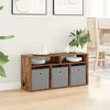 TV staliukas Žemas stalas su stalčių Senas medis 87 x 27,5 x 43 cm