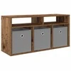 TV staliukas Žemas stalas su stalčių Senas medis 87 x 27,5 x 43 cm