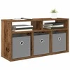 TV staliukas Žemas stalas su stalčių Senas medis 72 x 22,5 x 38 cm